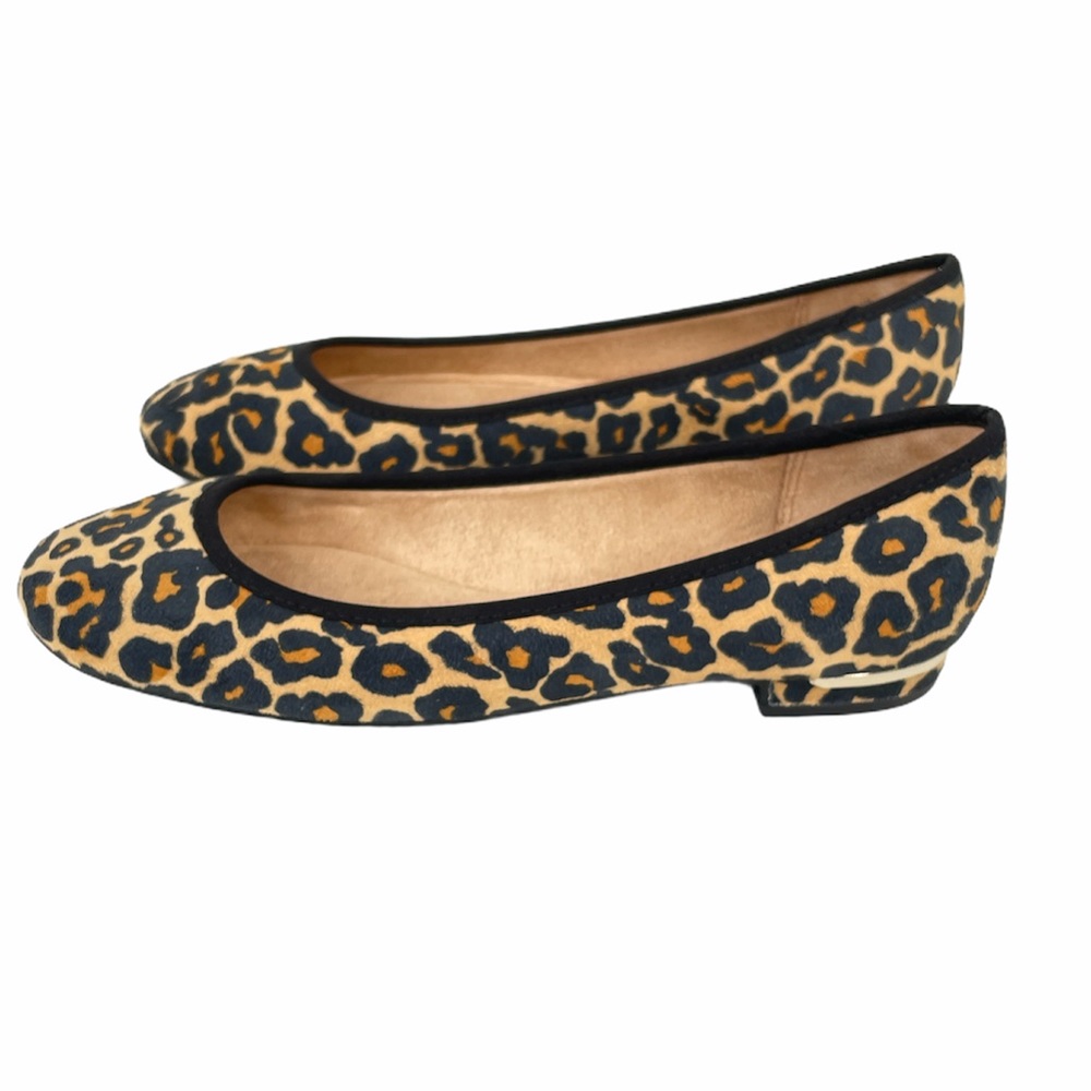 Lifestride Vivienne Leopard Flats Brown Tan Sizes 8.5 - Picture 4 of 9